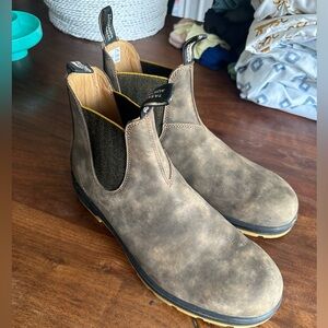 Blundstone Unisex Super 550 Series 1944 Rustic Brown-Mustard - Size 13